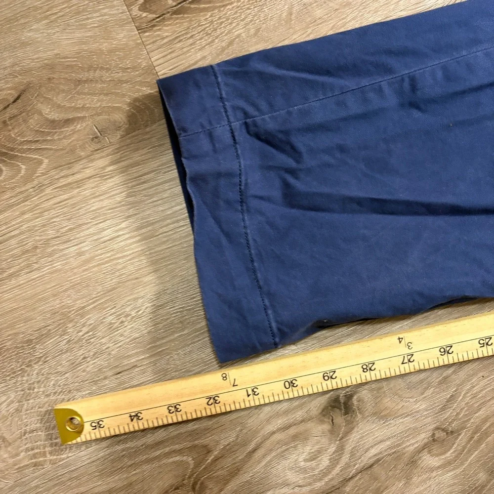 Polo Ralph Lauren Stretch Straight Fit Chinos Mens 34x32 Blue Navy Pants